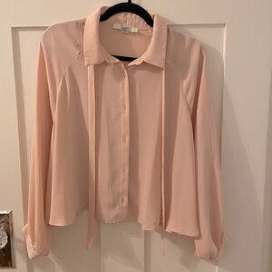 Forever 21 work shirt peach color